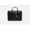 迪奥/Dior 黑色软木饰面小牛皮公文包  1ABBR122XXT H10E