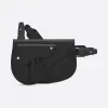 迪奥/Dior Saddle黑色牛皮革肩背包 1ADPO095YMJ-H00N