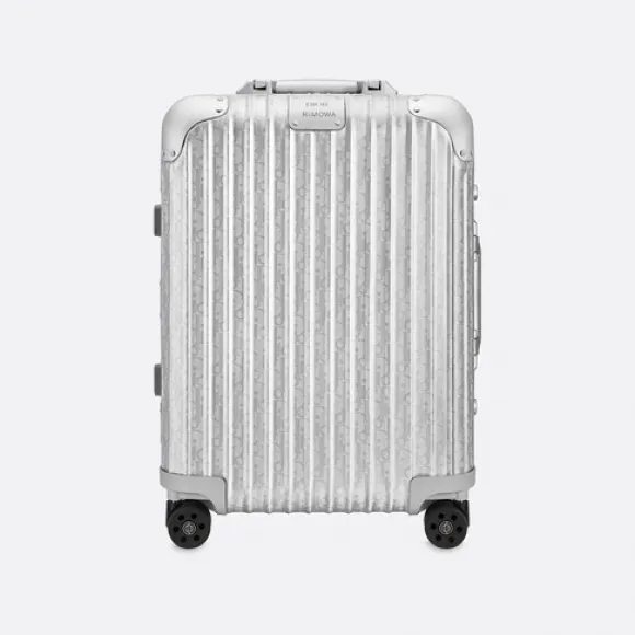 迪奥/Dior DIOR AND RIMOWA 灰色 Dior Oblique 印花铝镁合金登机箱 1DRTR002YWZ-H31E