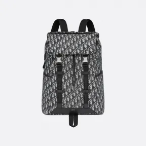 迪奥/Dior Dior Explorer 双肩背包 米色和黑色 Oblique 印花 1ESBA152YKY_H27E_TU