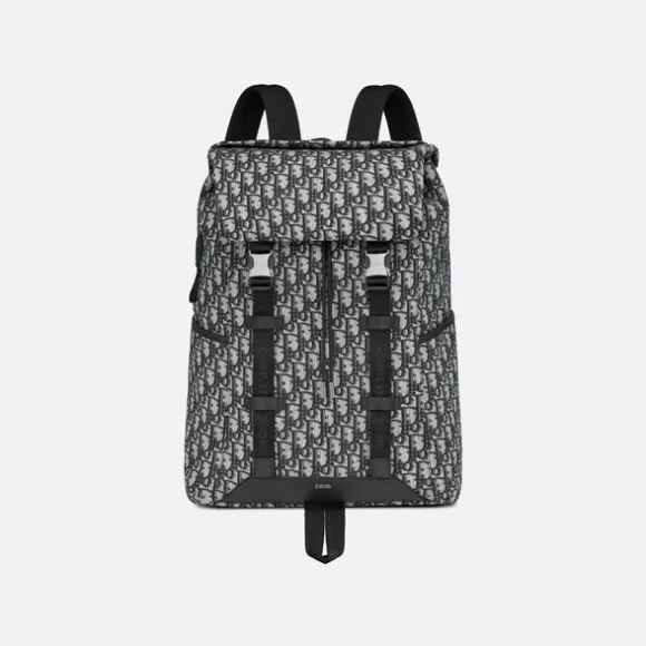 迪奥/Dior Dior Explorer 双肩背包 米色和黑色 Oblique 印花 1ESBA152YKY_H27E_TU