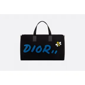 迪奥/Dior DIOR x KAWS尼龙旅行袋  1KWDU075YLE H03E