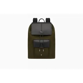 迪奥/Dior 黑色小牛皮和卡其色尼龙背包 1MOBA062XVO H09E