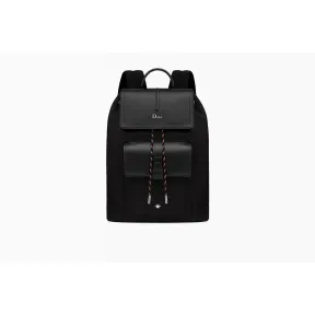 迪奥/Dior  Motion 黑色尼龙和小牛皮袖珍背包。 1MOBA074XVO H15E