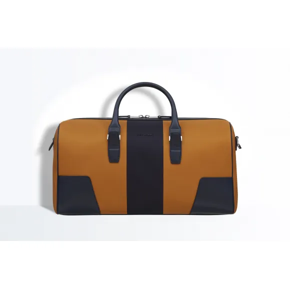 迪奥/Dior 金色和蓝色帆布旅行袋 1PBDU038XDH_H02E