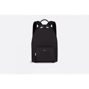 迪奥/Dior  Rider 黑色科技帆布背包  1PEBA075XXJ H00N