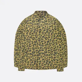 迪奥/Dior 短款斗篷 科技塔夫绸豹纹 243C424A5646_C289_T44