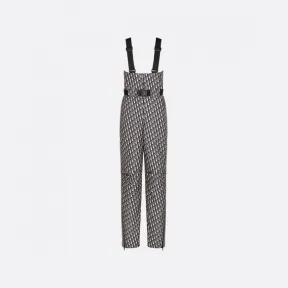 迪奥/Dior DiorAlps 滑雪裤 蓝色塔夫绸科技面料 Oblique 印花 247E12A2968_X5803_T34