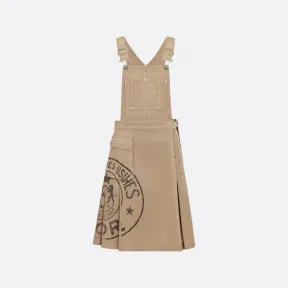 迪奥/Dior 背心裙 米色弹性棉质混纺面料搭配黑色 Dior Union 图案 247R13A3311_X1878_T34