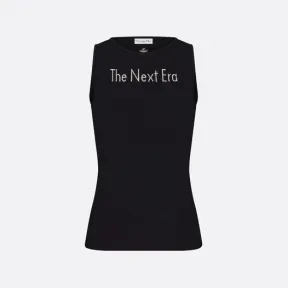 迪奥/Dior 背心 黑色针织科技面料The Next Era字样 254T42AM834_X9000_TXS