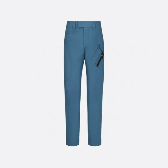 迪奥/Dior 工装裤 蓝色棉府绸 293C184A5573_C520_T44