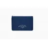 迪奥/Dior 巴黎蓝粒面触感小牛皮扁平皮夹 2ATCA036XXX H04E