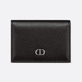迪奥/Dior 名片夹 黑色粒面牛皮革CD Icon标志 2ESCH136CDI_H00N_TU