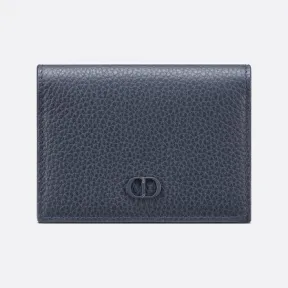 迪奥/Dior 名片夹 海军蓝色粒面牛皮革“CD Icon”标志 2ESCH136CDI_H10B_TU