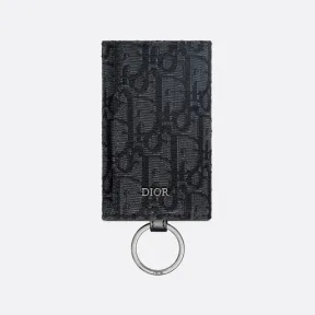 迪奥/Dior 钥匙包 黑色 Oblique 印花 2ESKH281YSE_H03E_TU