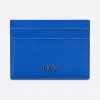 迪奥/Dior 蓝色粒面牛皮革卡夹 2PUCH089YUZ-H00E
