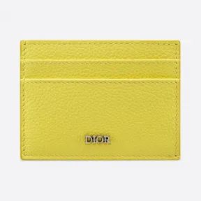 迪奥/Dior 黄色牛皮革卡夹 2PUCH089YUZ-H02Y