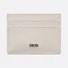 迪奥/Dior 米白色粒面牛皮革卡夹 2PUCH089YUZ-H07E
