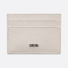 迪奥/Dior 米白色粒面牛皮革卡夹 2PUCH089YUZ-H07E