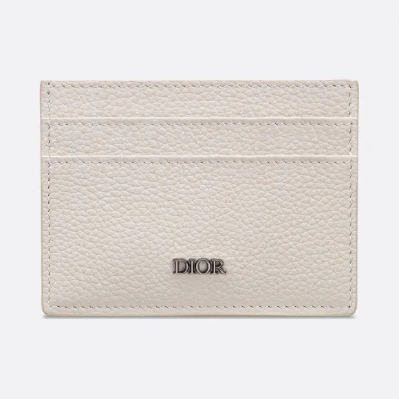 迪奥/Dior 米白色粒面牛皮革卡夹 2PUCH089YUZ-H07E