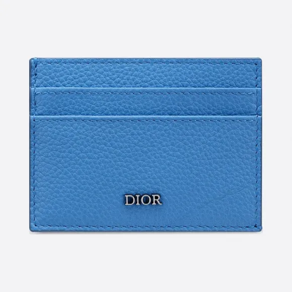 迪奥/Dior 蓝色牛皮革卡夹 2PUCH089YUZ-H17B