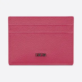 迪奥/Dior 桃红色粒面牛皮革卡夹 2PUCH089YUZ-H52E