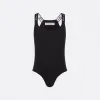 迪奥/Dior 儿童连体衣 黑色平纹针织科技面料 2WBD13BODD_Y900_T04A
