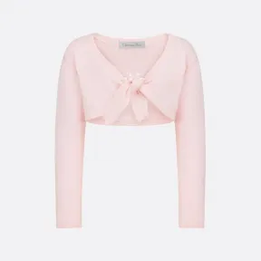 迪奥/Dior 儿童裹身上衣 胭脂粉色棉质针织面料 2WBD14CARA_Y324_T04A