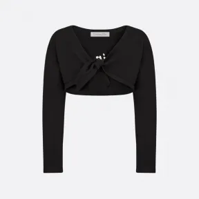 迪奥/Dior 儿童裹身上衣 黑色棉质针织面料 2WBD14CARA_Y900_T04A