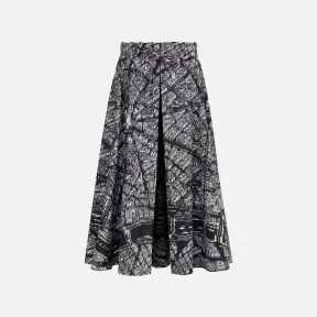 迪奥/Dior 正面开口半裙 321J19A3141-X9330