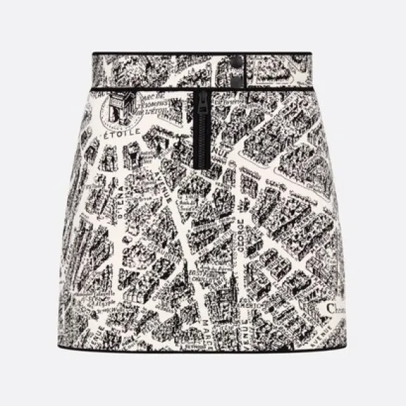 迪奥/Dior 迷你裙 324J11AM505-X0930