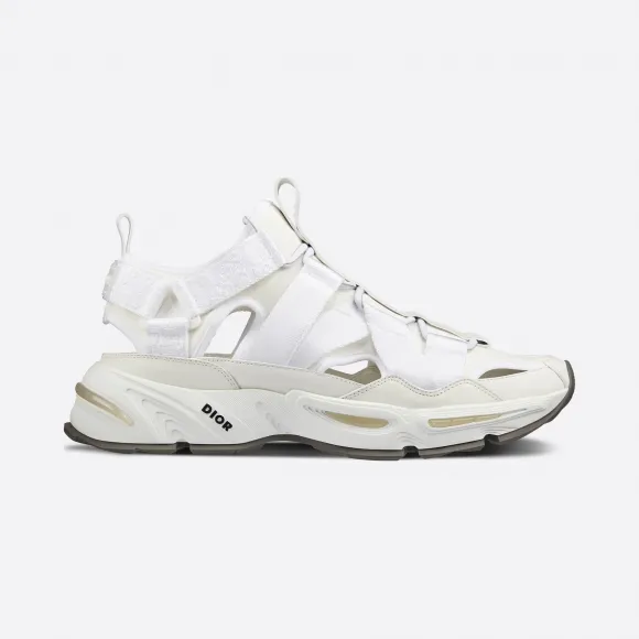 迪奥/Dior 白色氯丁橡胶和尼龙 CD1 凉鞋 3SA082YXC-H060