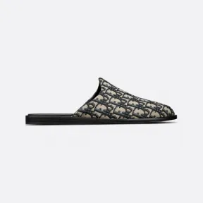 迪奥/Dior INDIOR 穆勒鞋 米色和黑色提花面料 3SA097ZJU_H961_T36