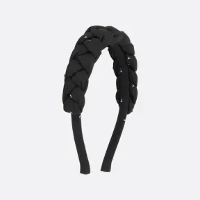 迪奥/Dior 儿童发带 黑色植绒薄纱亮片装饰 3SBM1SHAC5_Y900_TU