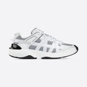 迪奥/Dior 灰色和白色尼龙白色科技帆布 B24 Runtek 运动鞋 3SN250YUE-H860