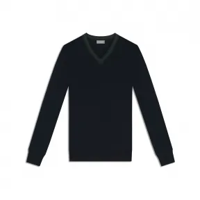 迪奥/Dior 高科技面料领口细节 海蓝色羊毛 533M625ZT768_C586