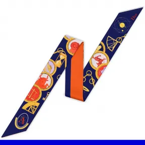 迪奥/Dior Mitzah ABCDior  A 海蓝色丝巾 63ABC106A600 C540