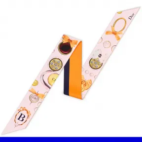 迪奥/Dior Mitzah ABCDior  B 粉红色丝巾 63ABC106B600 C400