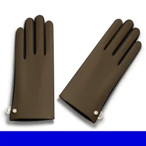 迪奥/Dior Dior tribale卡其色皮革手套 63GLO753A503 C640