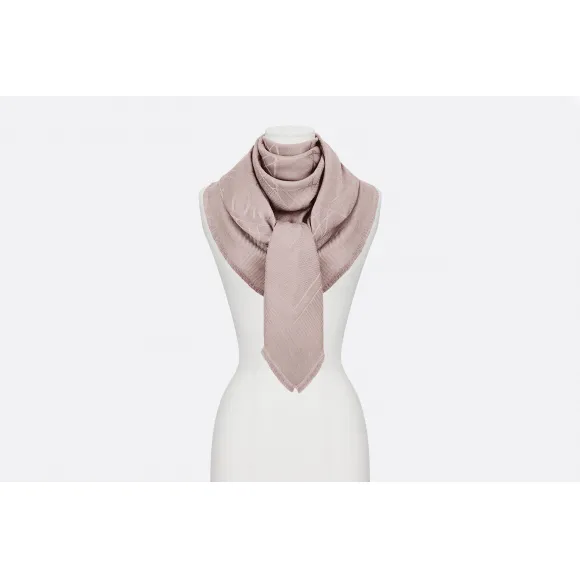 迪奥/Dior Dior Cannage Lurex粉红色披肩 73CAN140A630 C408