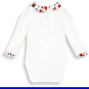 迪奥/Dior 印花领口纯棉针织布连身衣 7ABM33BODA Y03H