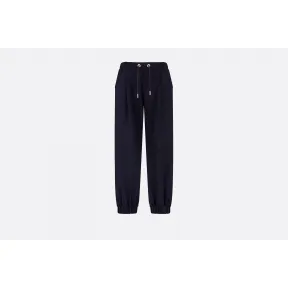 迪奥/Dior 海蓝色羊毛毡布休闲裤  8HBM21PANG Y540