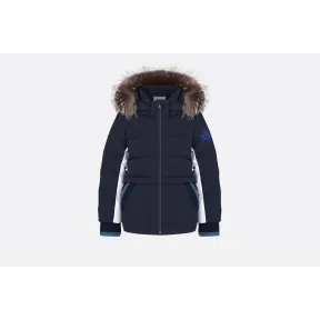 迪奥/Dior 海蓝色科技帆布羽绒服  8HBM27PUFA Y71C