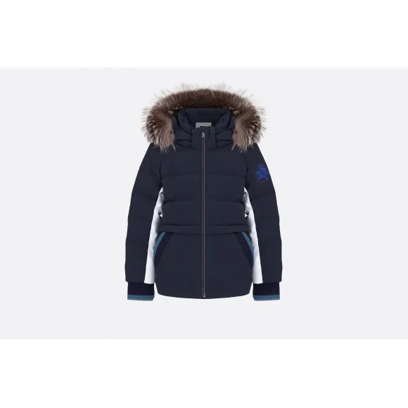 迪奥/Dior 海蓝色科技帆布羽绒服  8HBM27PUFA Y71C