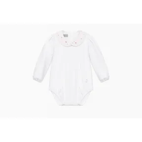 迪奥/Dior 白色纯棉针织双面布和水晶连身服 8HBM33BODA Y001