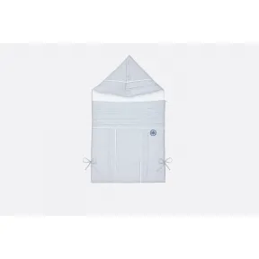 迪奥/Dior 蓝色纯棉针织和棉府绸双面布婴儿睡袋  8HBM41NIDC Y59B