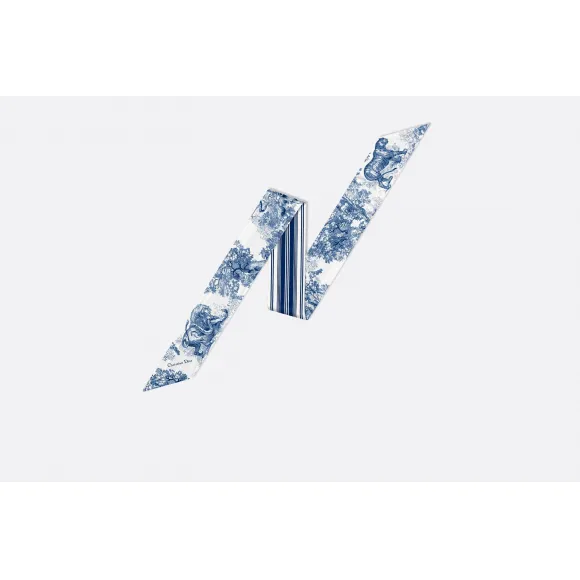 迪奥/Dior Mitzah Toile de Jouy斜纹丝巾  91JOU106I601 C529