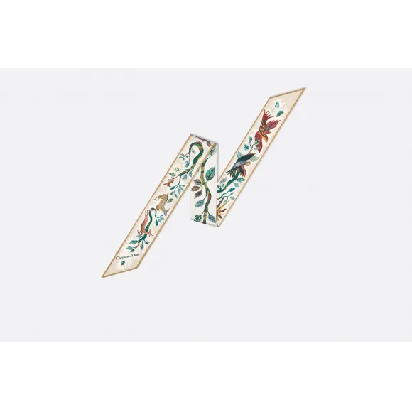 迪奥/Dior Mitzah  Dior Earth 米色丝巾  92EAR106I609 C730