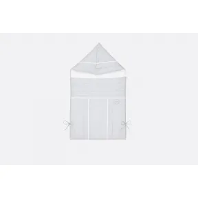 迪奥/Dior 蓝色棉府绸和针织双面布灰色婴儿睡袋  9EBP41NIDA Y90B