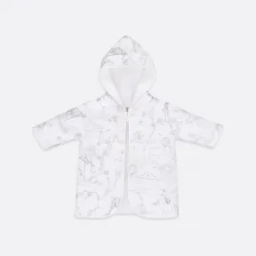 迪奥/Dior 棉质毛圈“Toile de Jouy”印花浴袍 9HBG51BTH1-Y910